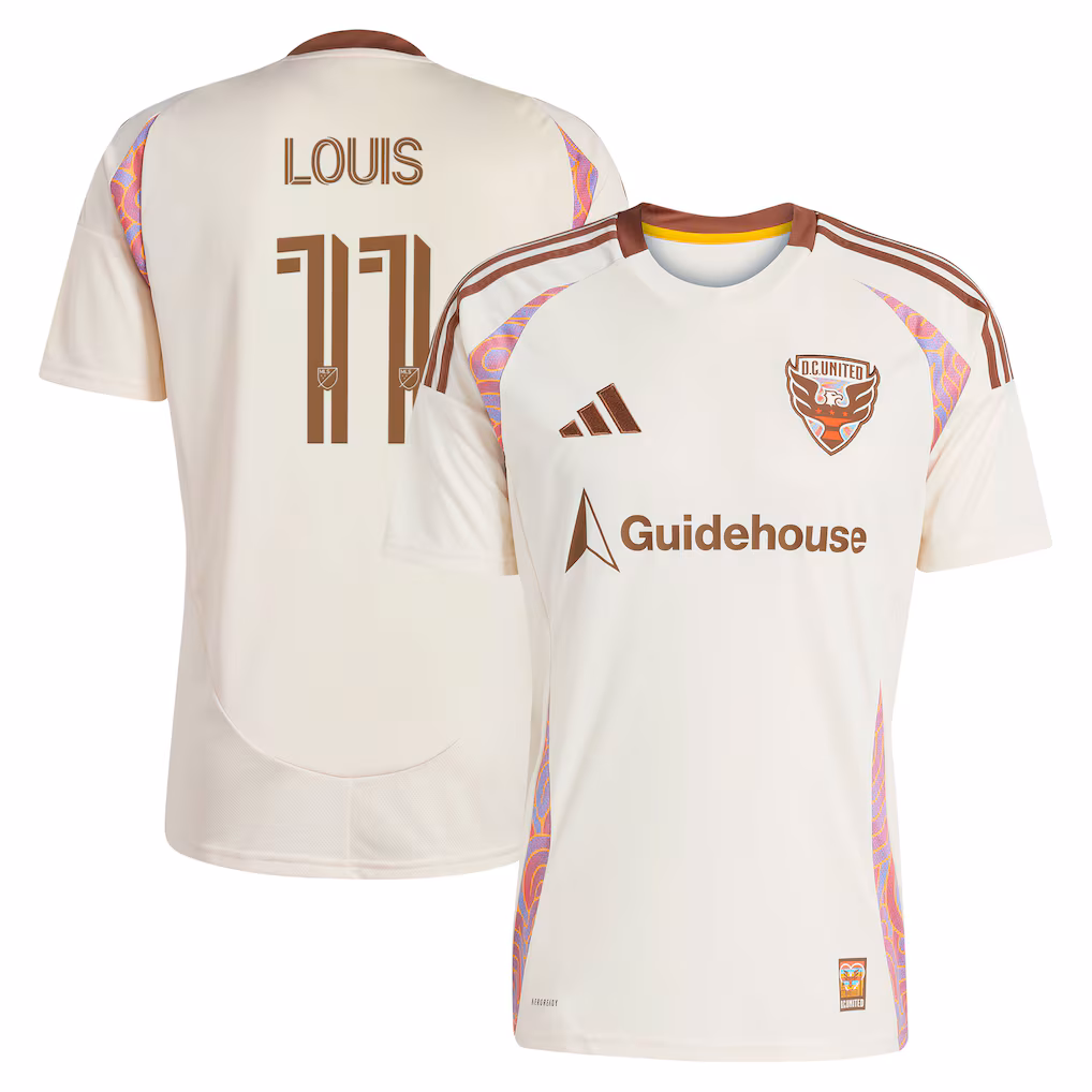 Men's D.C. United Louis Munteanu adidas Natural 2025 The Soul Kit Replica Jersey - Ujersey NHL