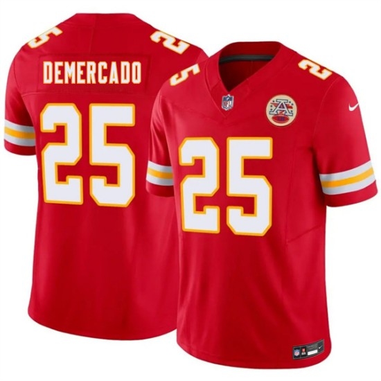 Men's Kansas City Chiefs #25 Emari Demercado Red 2026 F.U.S.E. Vapor Untouchable Limited Football Stitched Jersey