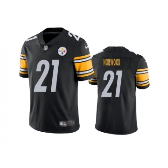 Men's Pittsburgh Steelers #21 Tre Norwood Black Vapor Untouchable Limited Stitched Jersey - Ujersey
