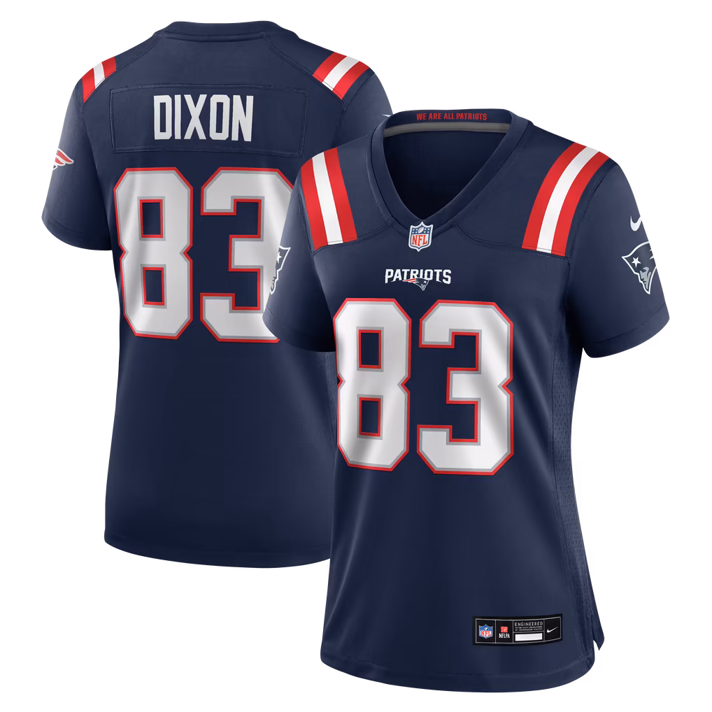 Women's New England Patriots Kyle Dixon Nike Navy Team Game Jersey