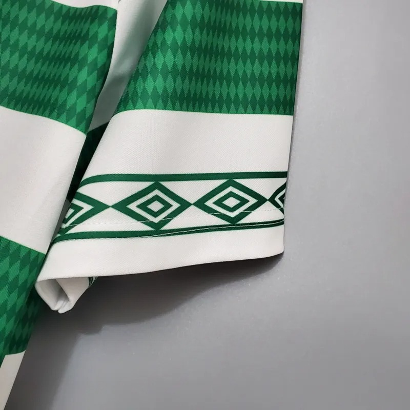 Celtic Retro Soccer Jersey Home Custom Shirt 1998/99 - ujerseystore