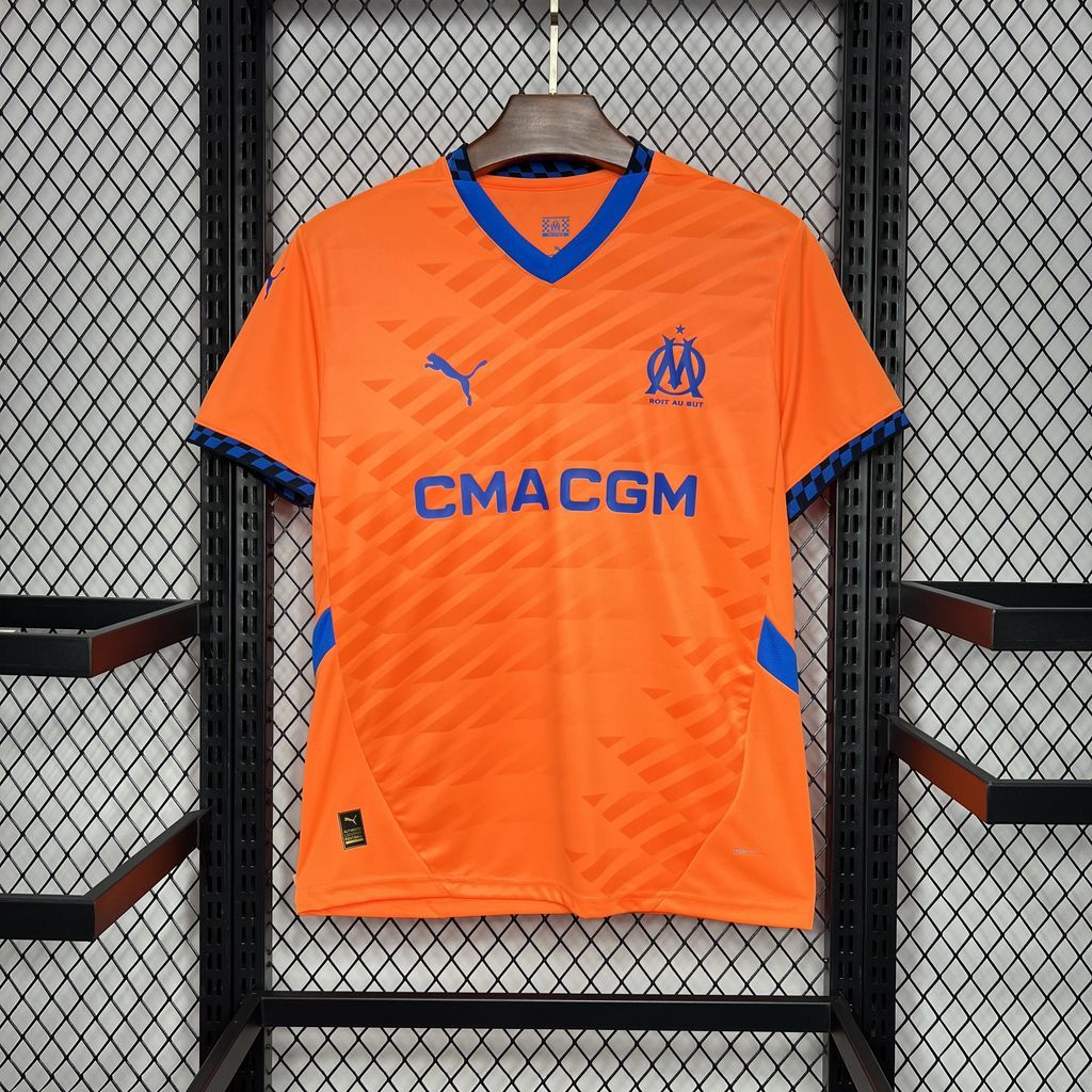 Marseille Soccer Jersey Third Away Custom Shirt 2024/25 - ujerseystore