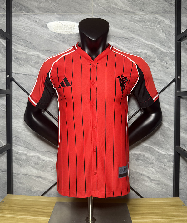 Manchester United x US Pack Baseball Jersey Shirt 2025/26 - U-jersey