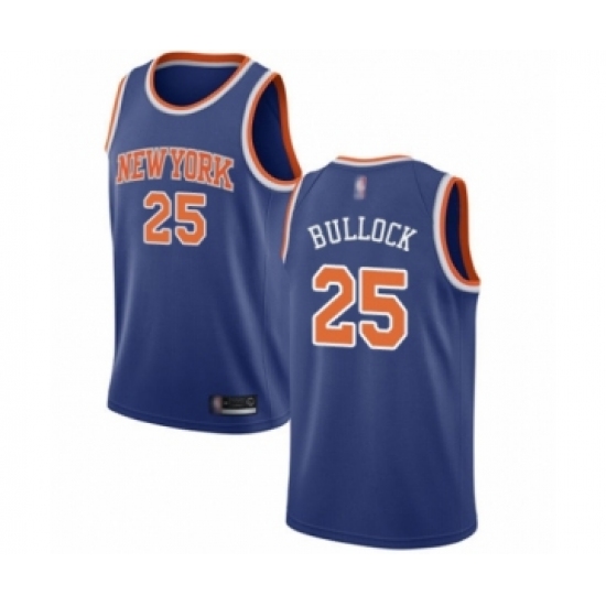 Youth New York Knicks #25 Reggie Bullock Swingman Royal Blue Basketball Jersey - Icon Edition - Ujersey