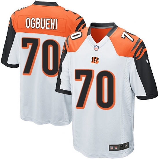 Men's Nike Cincinnati Bengals #70 Cedric Ogbuehi Game White NFL Jersey - Ujersey