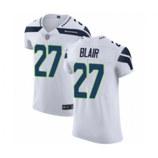 Men's Seattle Seahawks #27 Marquise Blair White Vapor Untouchable Elite Player Football Jersey - Ujersey