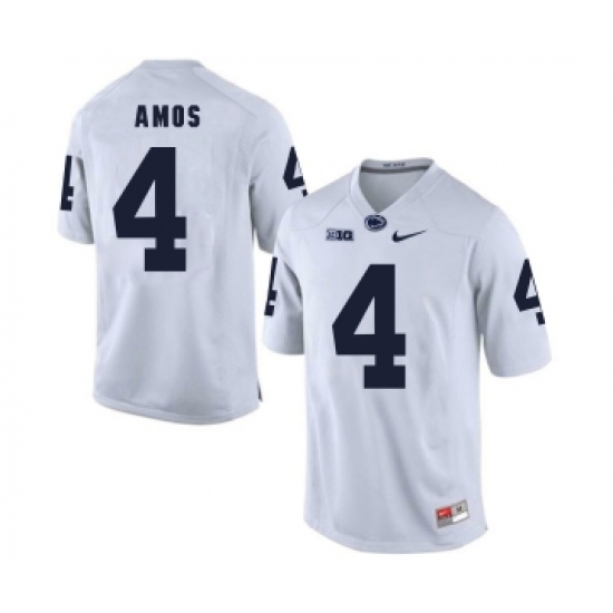 Penn State Nittany Lions 4 Adrian Amos White College Football Jersey - Ujersey