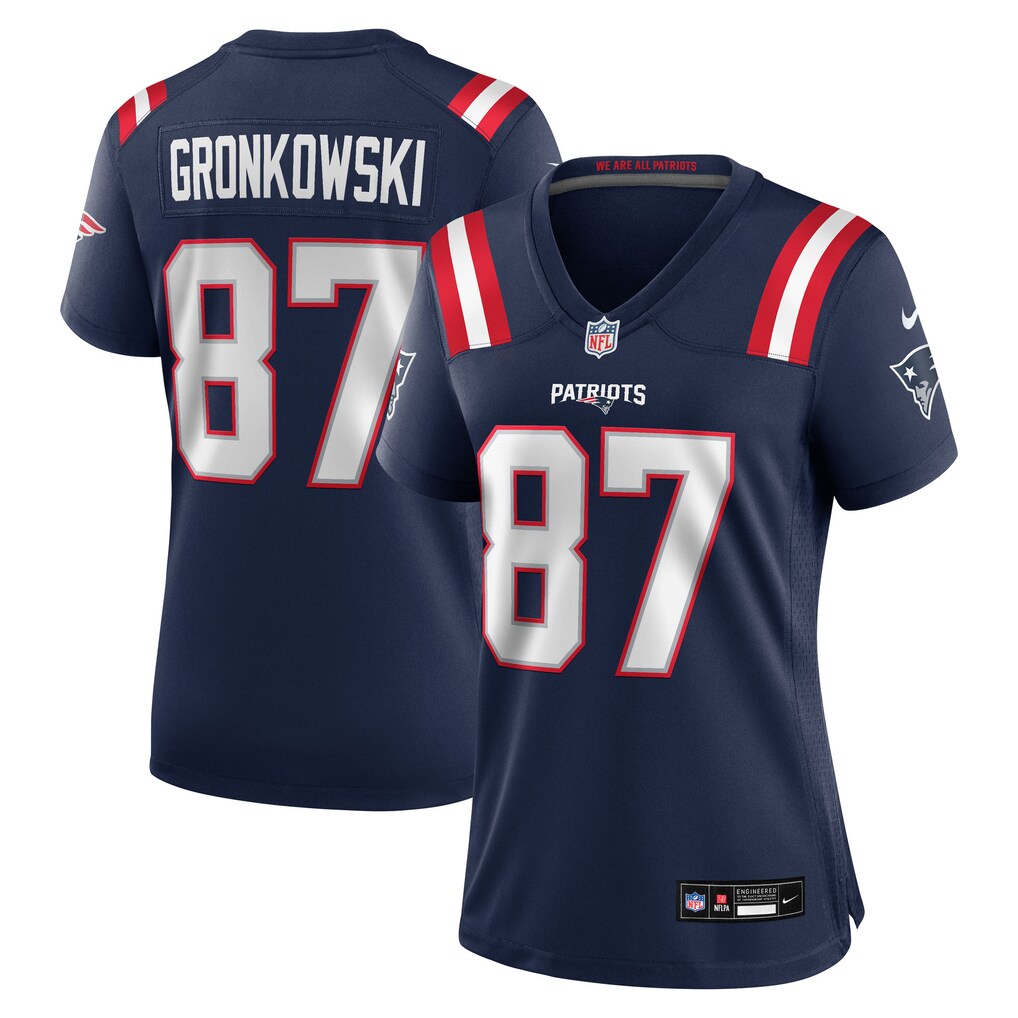Women's New England Patriots Rob Gronkowski Nike Navy Team Retired Player Game Jersey - Vujersey Los Angeles Rams