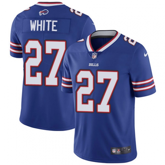 Men's Nike Buffalo Bills #27 Tre'Davious White Royal Blue Team Color Vapor Untouchable Limited Player NFL Jersey - Ujersey