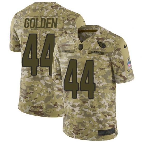 Men's Nike Arizona Cardinals #44 Markus Golden Limited Camo 2018 Salute to Service NFL Jersey - Ujersey