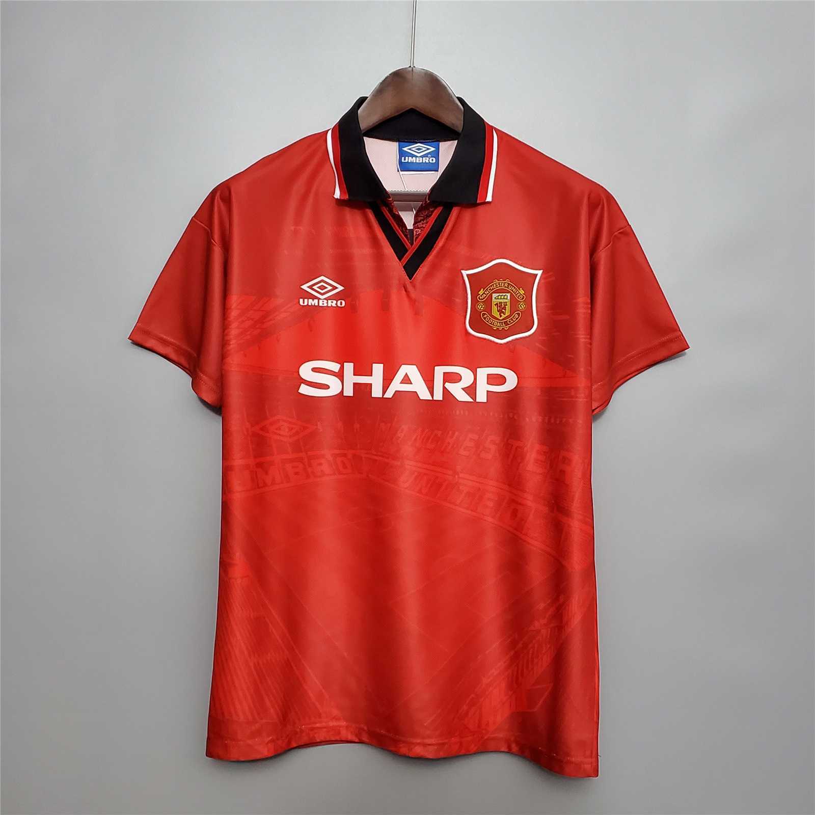 Manchester United Retro Home Football Jersey Shirt 1994/96 - U-jersey