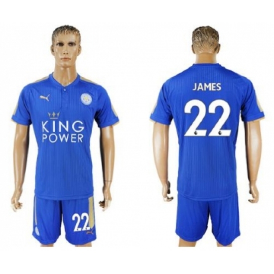 Leicester City #22 James Home Soccer Club Jersey
