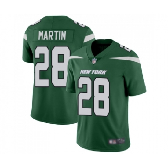 Youth New York Jets #28 Curtis Martin Green Team Color Vapor Untouchable Limited Player Football Jersey - Ujersey