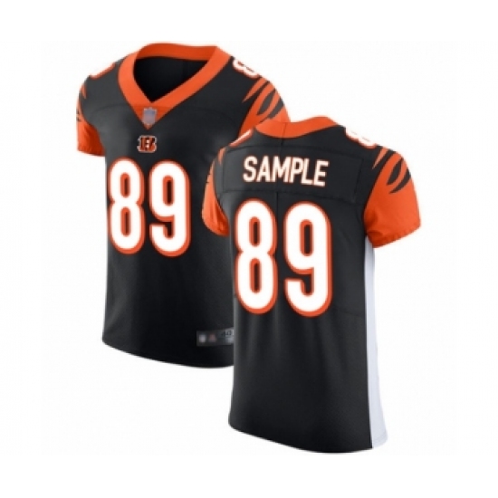Men's Cincinnati Bengals #89 Drew Sample Black Team Color Vapor Untouchable Elite Player Football Jersey - Ujersey