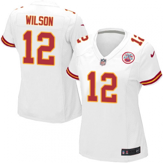 Women's Nike Kansas City Chiefs #12 Albert Wilson Game White NFL Jersey - Ujersey