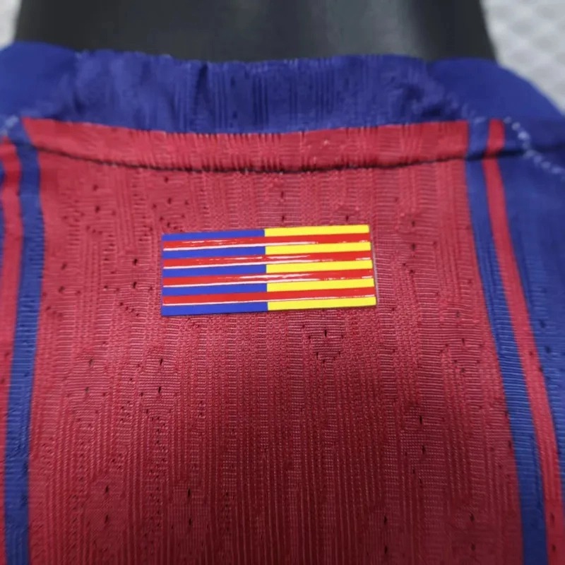 Soccer Jersey Barcelona Home Long Sleeve Shirt 2025/26