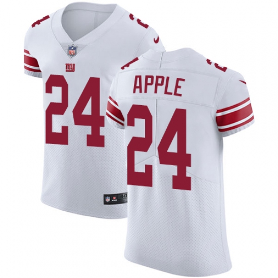Men's Nike New York Giants #24 Eli Apple White Vapor Untouchable Elite Player NFL Jersey - Ujersey