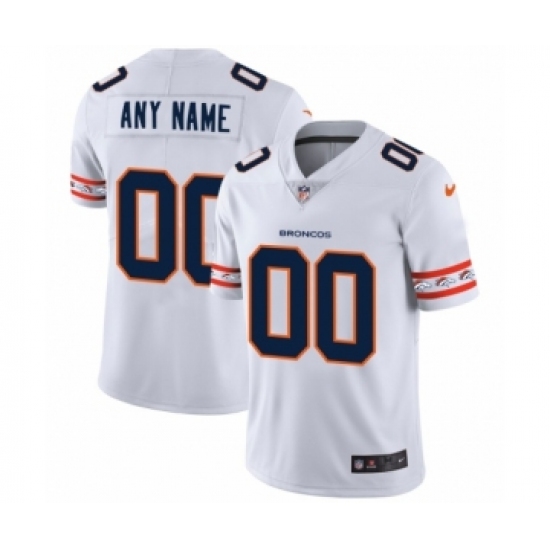 Men's Denver Broncos Customized White Team Logo Cool Edition Jersey - Ujersey