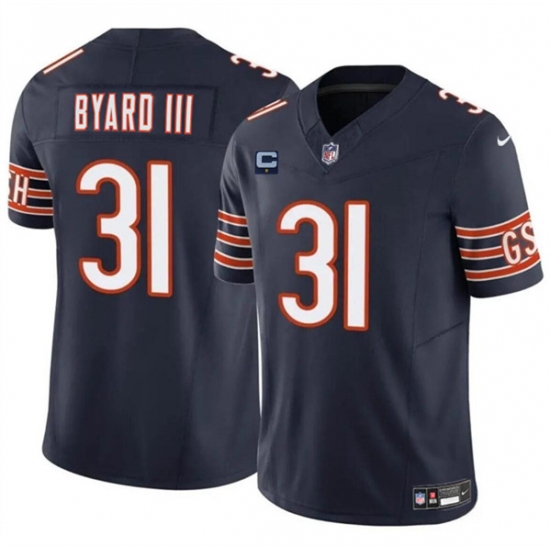 Men's Chicago Bears #31 Kevin Byard III Navy 2024 F.U.S.E. With 1-star C Vapor Untouchable Limited Football Stitched Jersey - Ujersey