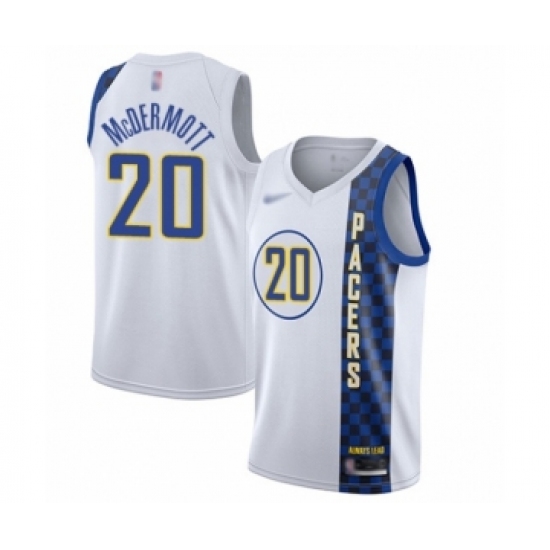 Youth Indiana Pacers #20 Doug McDermott Swingman White Basketball Jersey - 2019 20 City Edition - Ujersey