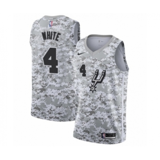 Women's San Antonio Spurs #4 Derrick White Swingman Jersey - Earned Edition
