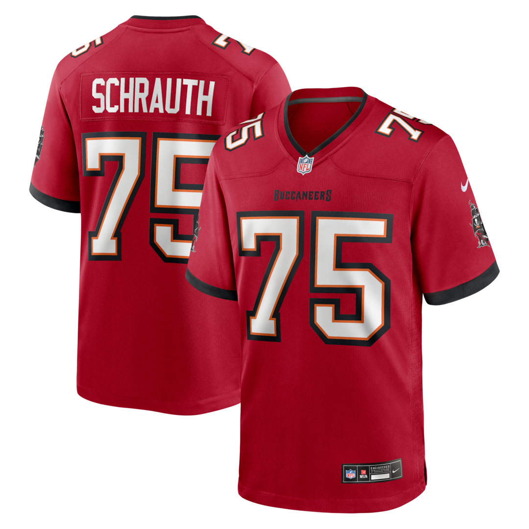 Men's Tampa Bay Buccaneers Billy Schrauth Nike Red Team Game Jersey - Ujersey