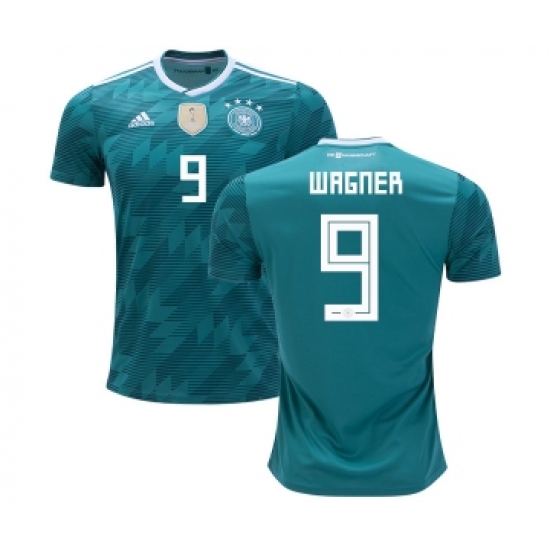 Germany #9 Wagner Away Kid Soccer Country Jersey