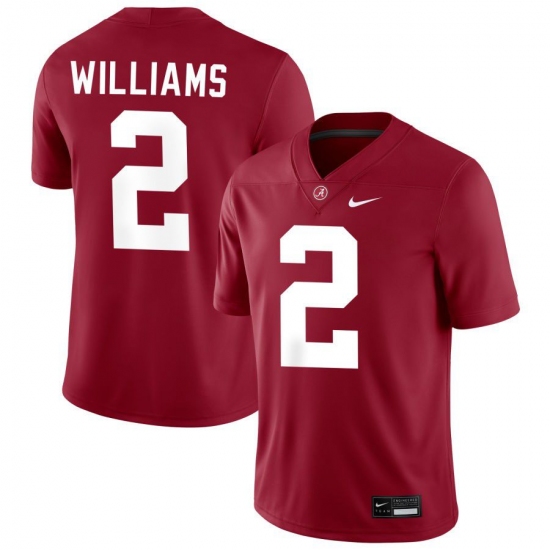 Men's Alabama Crimson Tide #2 Ryan Williams Red Stitched Football Jersey - Ujersey