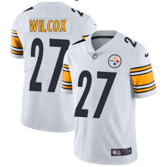 Men's Nike Pittsburgh Steelers #27 J.J. Wilcox White Vapor Untouchable Limited Player NFL Jersey - Ujersey