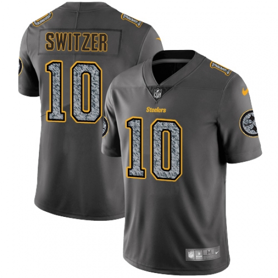 Youth Nike Pittsburgh Steelers #10 Ryan Switzer Gray Static Vapor Untouchable Limited NFL Jersey - Ujersey