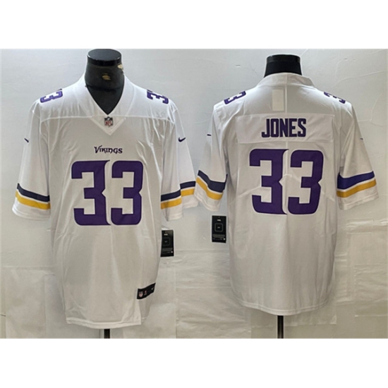Men's Minnesota Vikings #33 Aaron Jones White Vapor Untouchable Limited Stitched Jersey - Ujersey