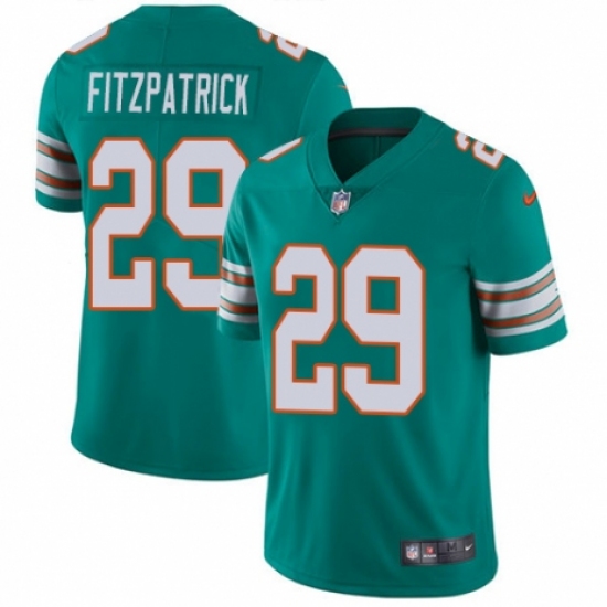 Youth Nike Miami Dolphins #29 Minkah Fitzpatrick Aqua Green Alternate Vapor Untouchable Elite Player NFL Jersey - Ujersey