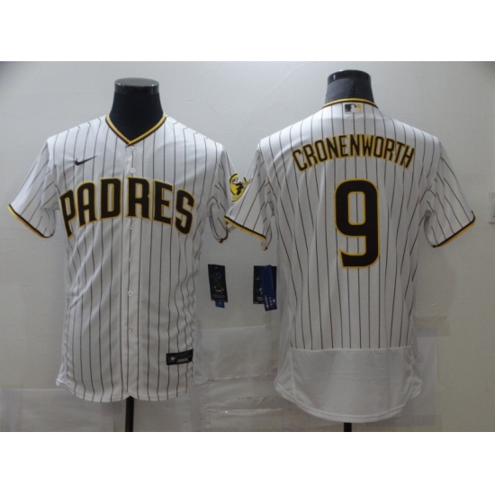 Men's Nike San Diego Padres #9 Jake Cronenworth White 2021 Road Player Jersey - Ujersey