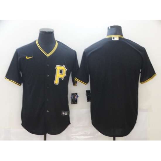 Men's Nike Pittsburgh Pirates Blank Black Jersey - Ujersey