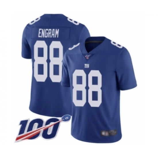 Men's New York Giants #88 Evan Engram Royal Blue Team Color Vapor Untouchable Limited Player 100th Season Football Jersey - Ujersey