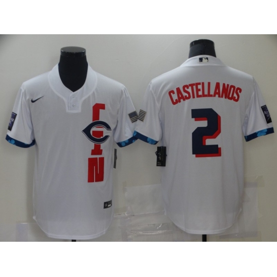 Men's Cincinnati Reds #2 Nick Castellanos Nike White 2021 MLB All-Star Game Replica Jersey - Ujersey