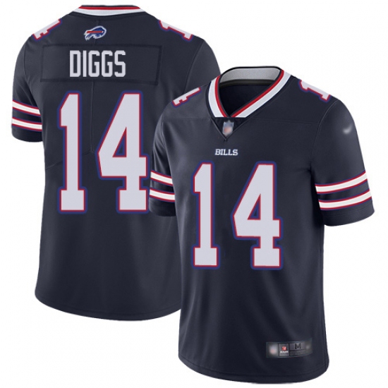 Youth Buffalo Bills #14 Stefon Diggs Navy Stitched Limited Inverted Legend Jersey - Ujersey