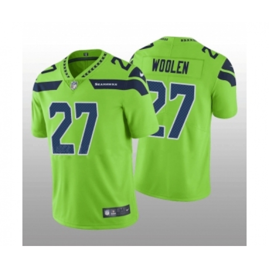 Men's Seattle Seahawks #27 Tariq Woolen Green Vapor Untouchable Stitched Football Jersey - Ujersey