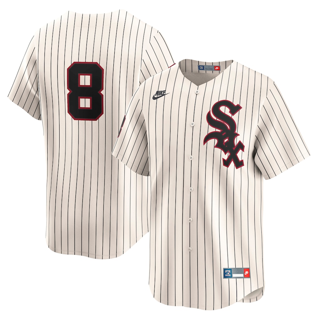 Men's Chicago White Sox Bo Jackson Nike Cream Cooperstown Collection Limited Jersey - Ujersey