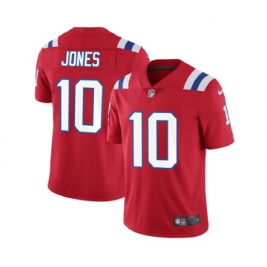 Men's New England Patriots #10 Mac Jones 2021 Red Vapor Untouchable Limited Stitched NFL Jersey - Ujersey