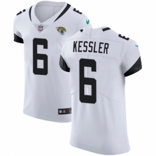 Men's Nike Jacksonville Jaguars #6 Cody Kessler White Vapor Untouchable Elite Player NFL Jersey - Ujersey
