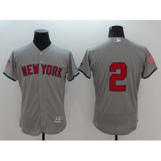 Men's Boston Red Sox #2 Xander Bogaerts Gray Independence Jersey - Ujersey