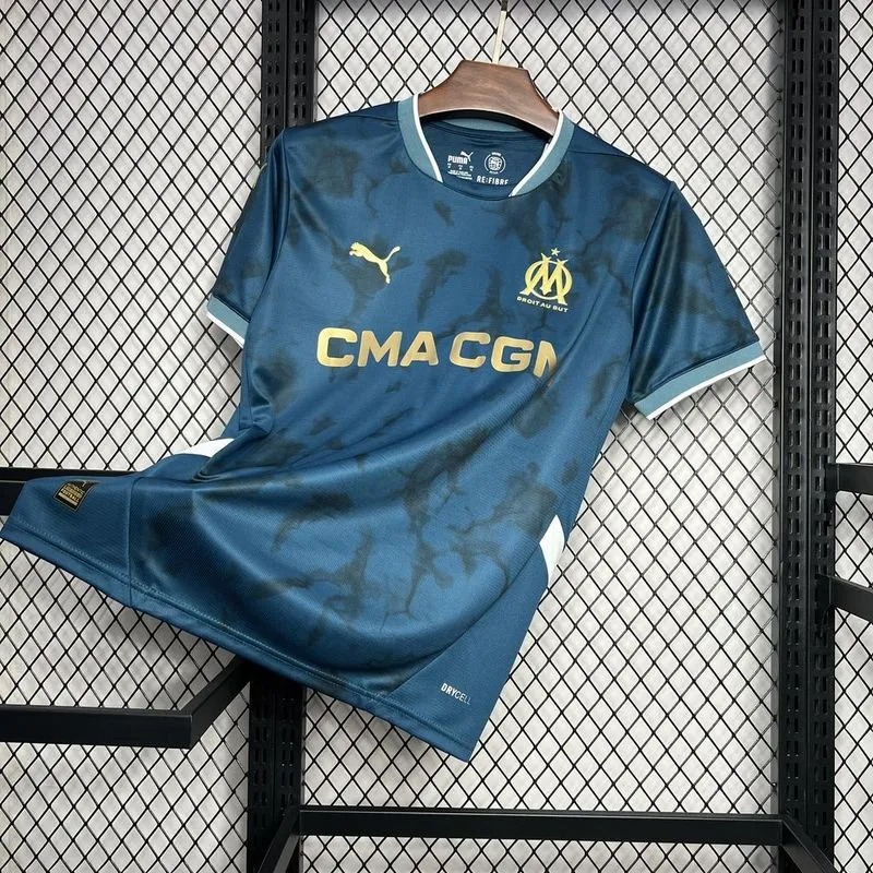 Marseille Soccer Jersey Away Custom Shirt 2024/25 - ujerseystore