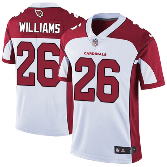 Youth Nike Arizona Cardinals #26 Brandon Williams White Vapor Untouchable Limited Player NFL Jersey - Ujersey