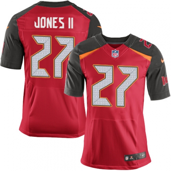 Nike Tampa Bay Buccaneers #27 Ronald Jones II Red Team Color Men's Stitched NFL New Elite Jersey - Ujersey