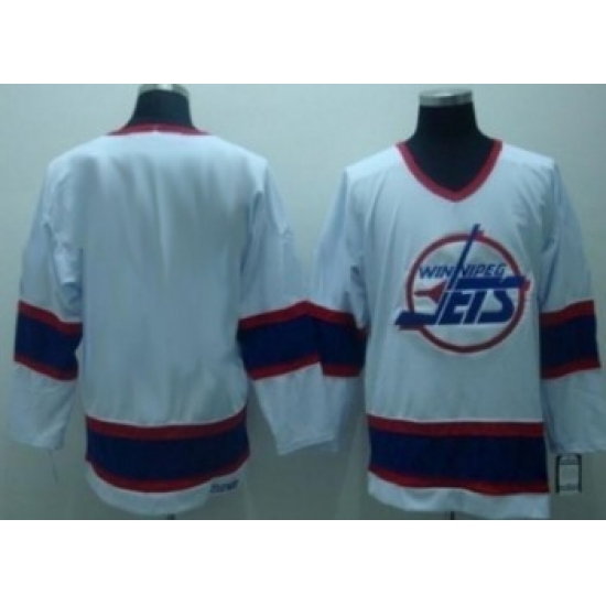 Winnipeg Jets Mens Customized White CCM Jersey - Ujersey
