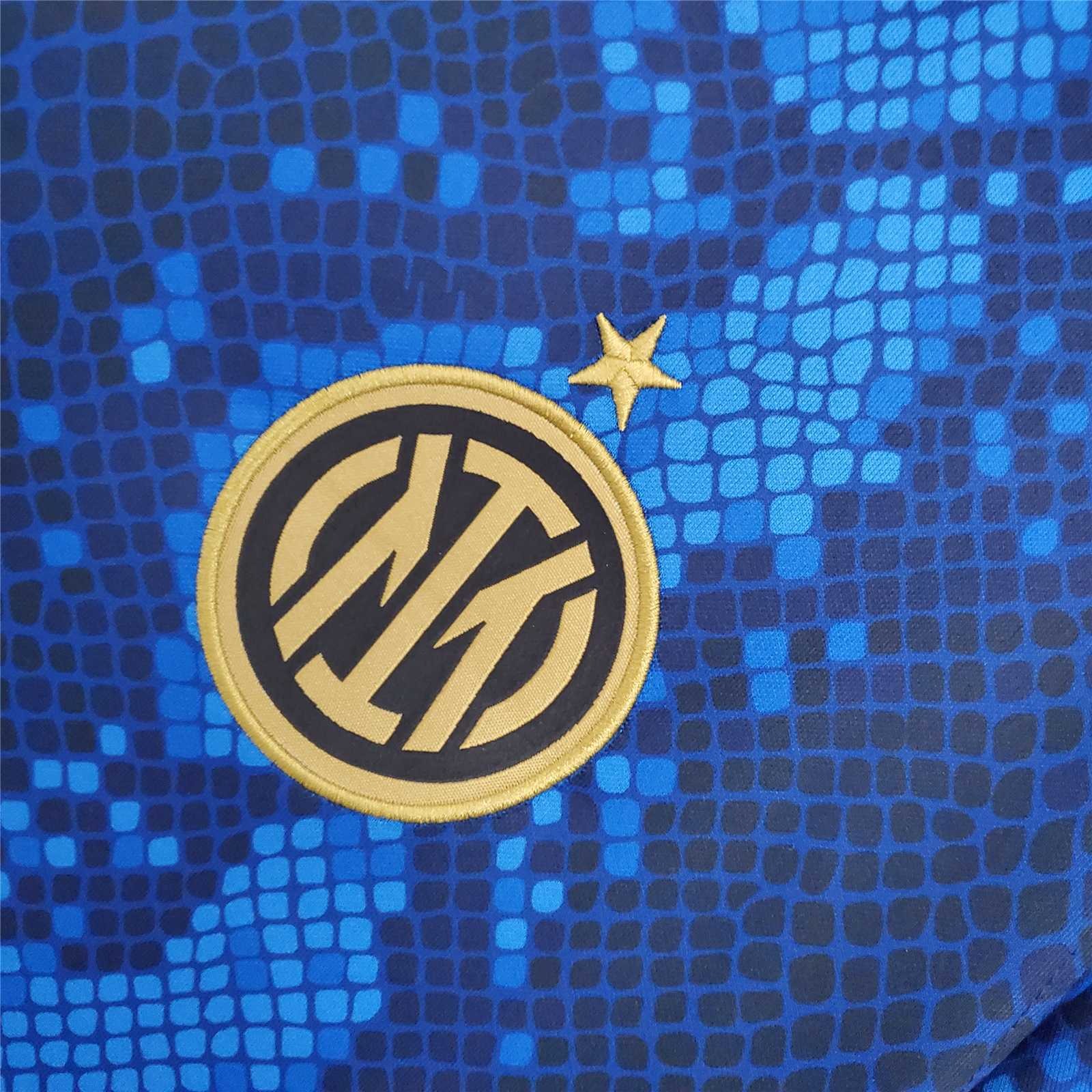 Inter Milan Retro Soccer Jersey Home Custom Shirt 2021/22 - ujerseystore