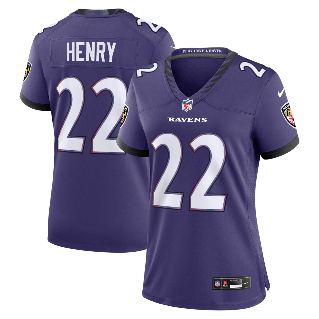 Women's Baltimore Ravens Derrick Henry Nike Purple Team Game Jersey