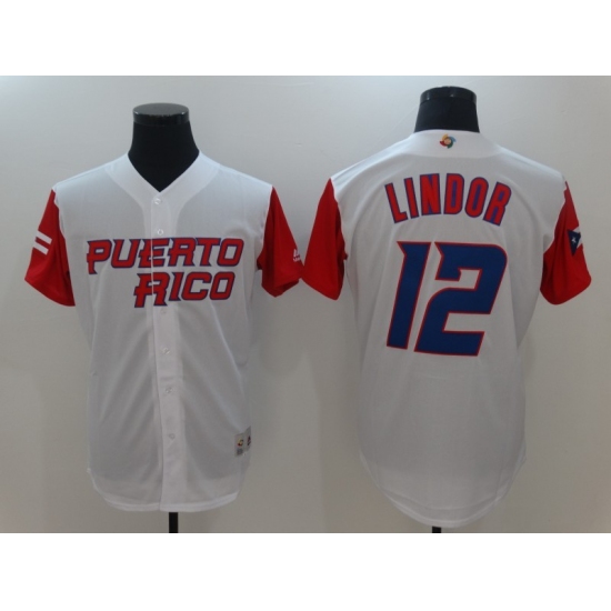 Men's New York Mets #12 Francisco Lindor Nike White Home Replica Player Jersey - Ujersey