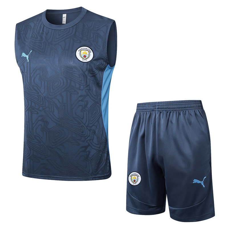 Manchester City Sleeveless Training Jersey Kit 2025/26 - Ujersey NHL